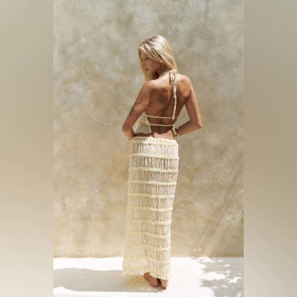 NWT Mable skirt top maxi set butter yellow - Picture 4 of 11